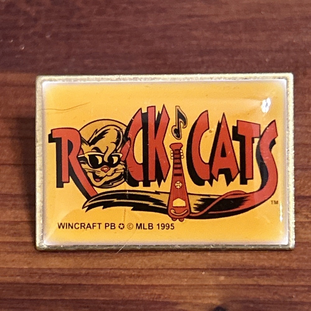ROCK CATS New Britain 1995 Collector Pin Wincraft #66987